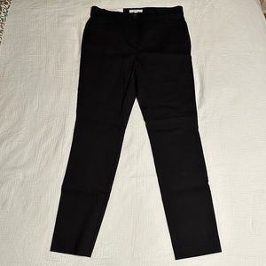 NWT LOFT Black Skinny Curvy Ankle Pants 10 Tall